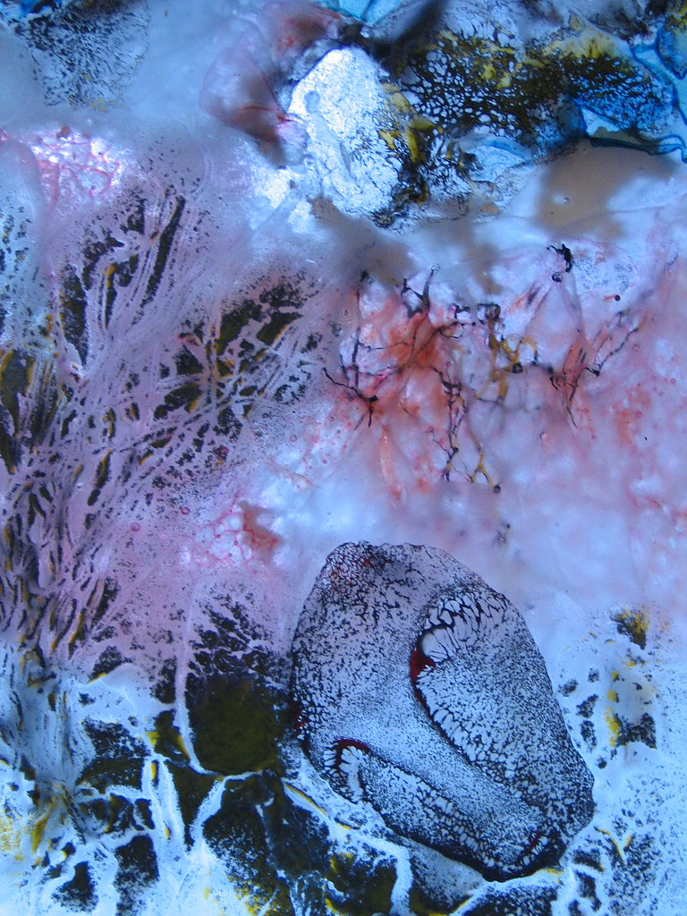 Glass artwork detail